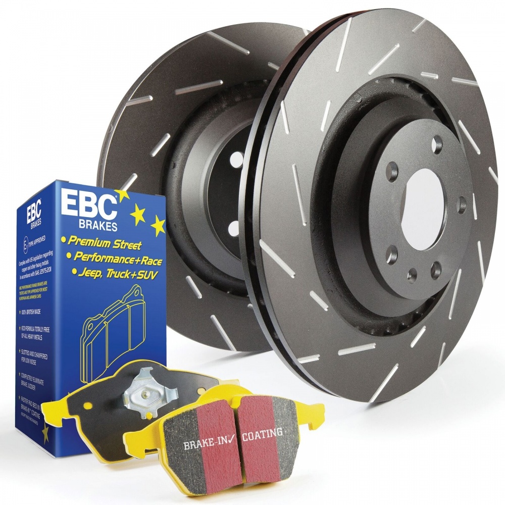 NEW EBC 360mm FRONT BRAKE DISCS AND REDSTUFF PADS KIT OE QUALITY PD02KF052
