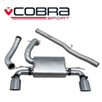 Cobra Cat Back Exhaust (Non-Valved / Non Resonated) Focus RS Mk3 FD88 thumbnail