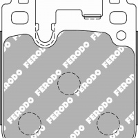 Ferodo Rear Brake Pad Set FCP4663 thumbnail