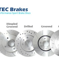 Front & Rear Brake Package with MTEC Discs and Pads - Mk7 Golf R thumbnail