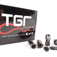 TGR Motorsport Gunmetal Wheel Nut Set - Multiple cap colours available thumbnail