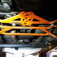  SWAVE and SUMMIT SUBARU Impreza and Wagon Front Lower 4-Point Wishbone and Subframe X Brace Subaru Forester 97 to 02 and IMPREZA GC8 / GF 92 to 00 G-SI-001 thumbnail