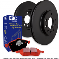 EBC Redstuff Pad & Plain Disc Rear Kit Focus Mk3 PD02KR179 thumbnail